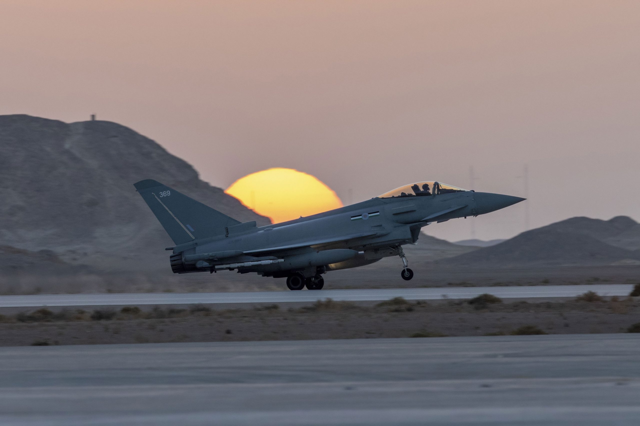 RAF Typhoons head to Oman for live fire exercise