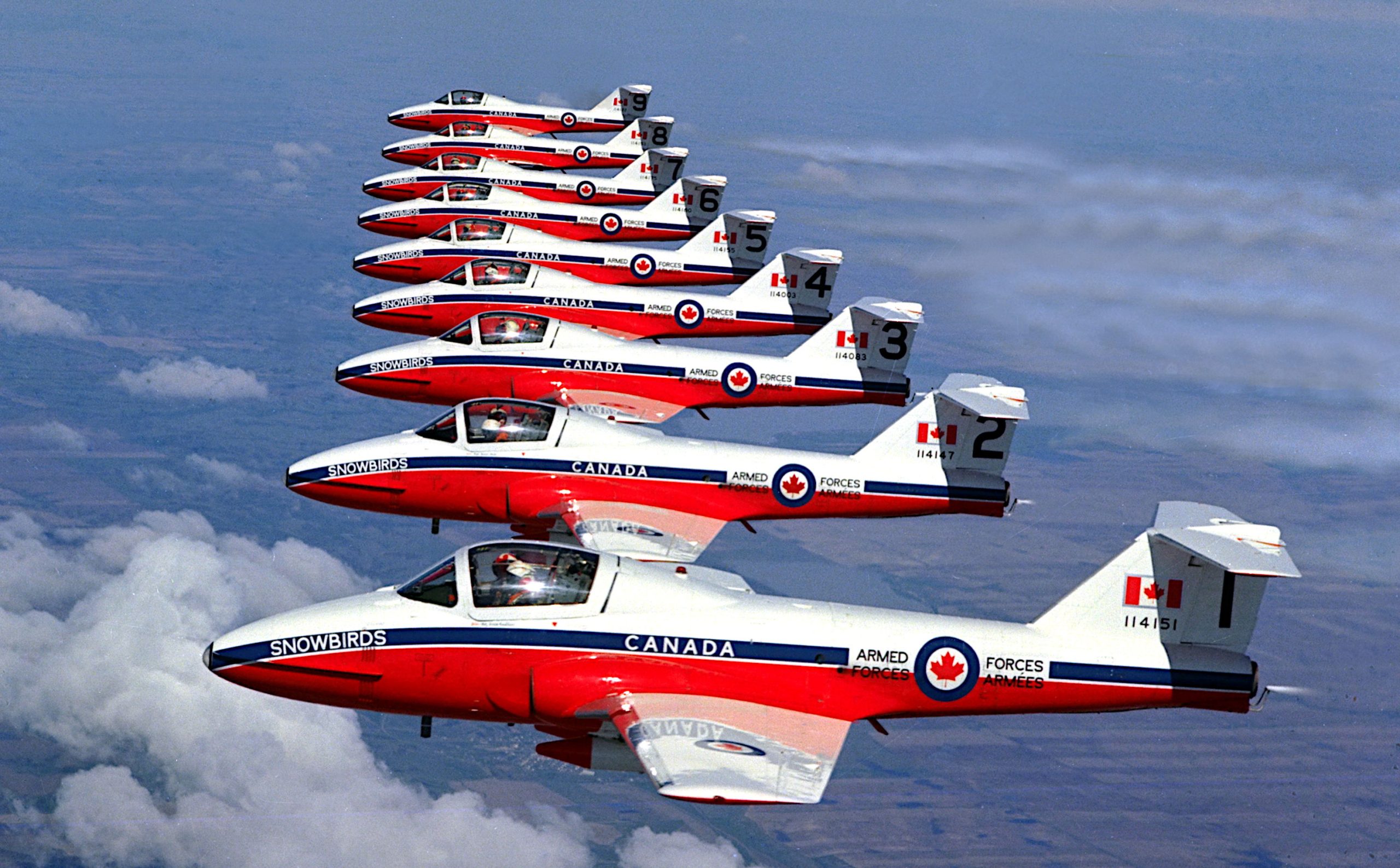 La RCAF deja en tierra la flota de CT-114 Tutor tras el accidente de los Snowbirds