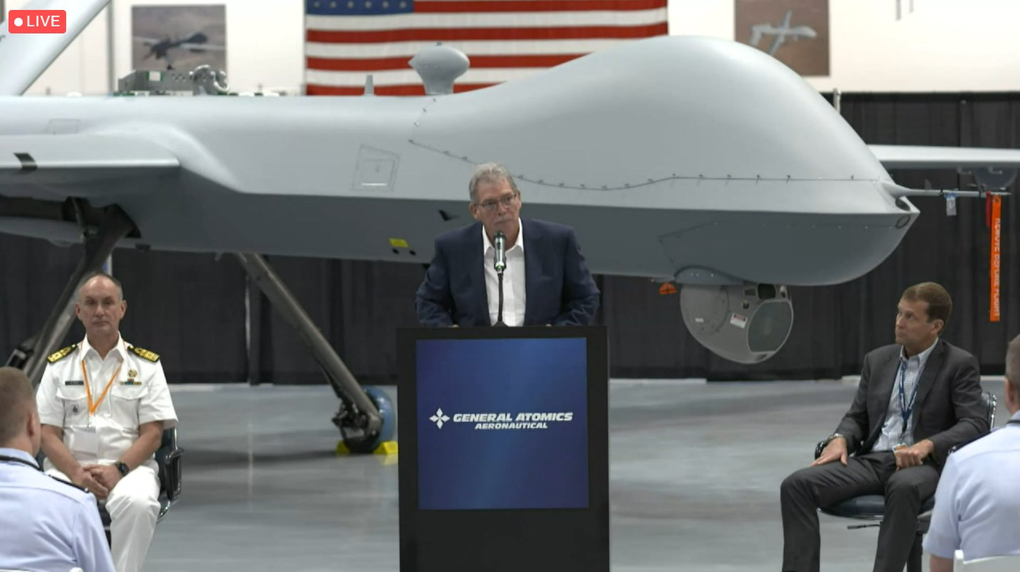 GA-ASI lanza el primer MQ-9A Reaper para la RNLAF