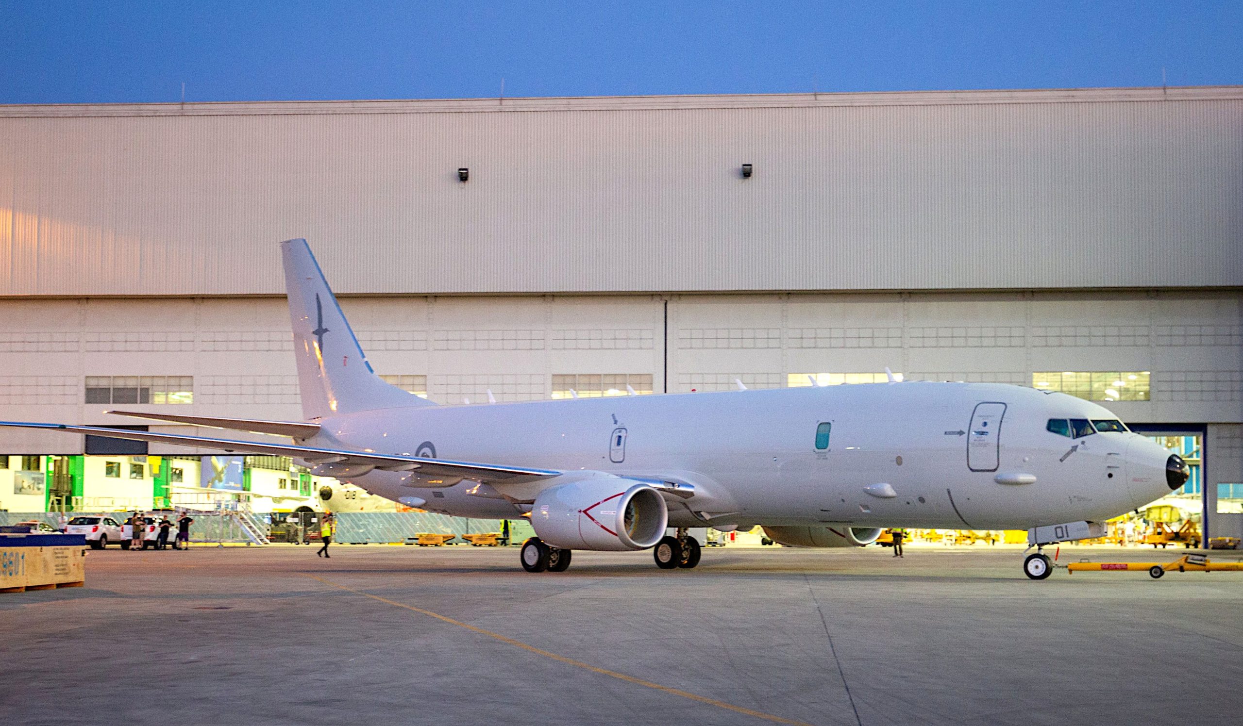New Zealand's first Poseidon rolls out of paint shop
