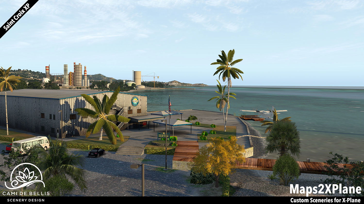 X-Plane aterriza en Saint Croix