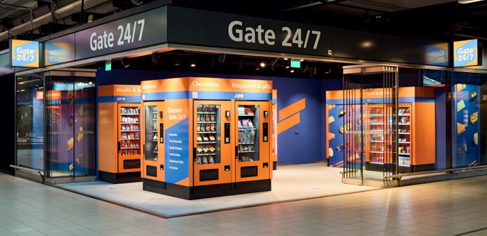 Self-service shop debuts at Schiphol