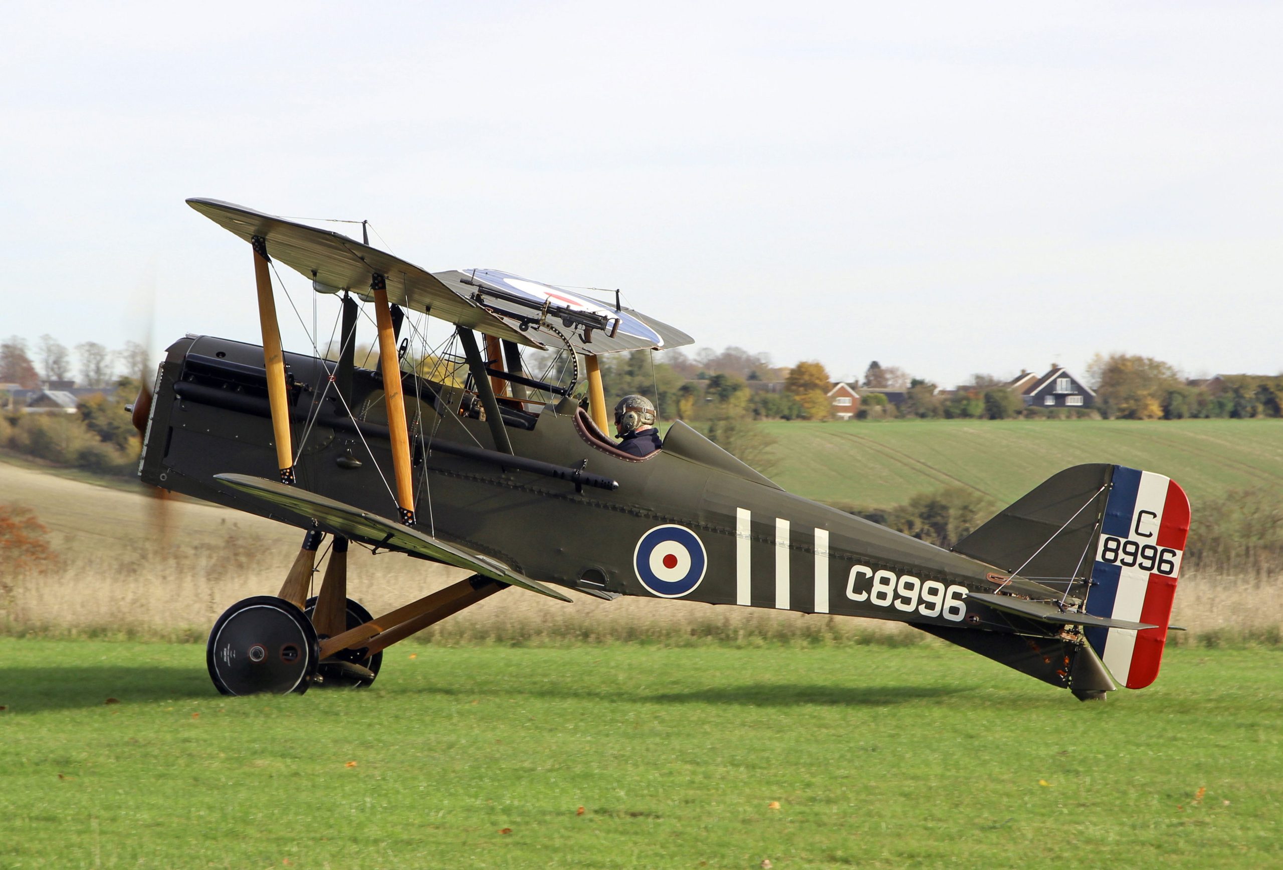 SE5a original rodando en Audley End