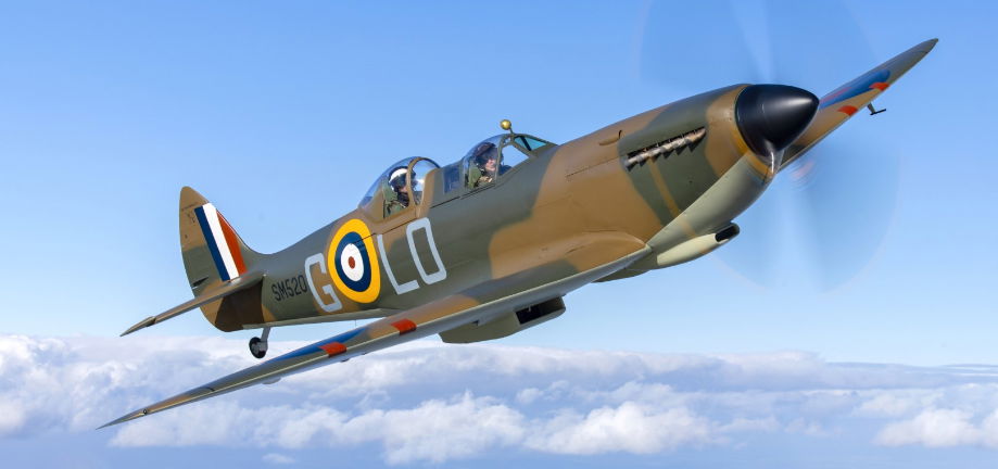 GANE un vuelo Spitfire sobre el Canal de la Mancha