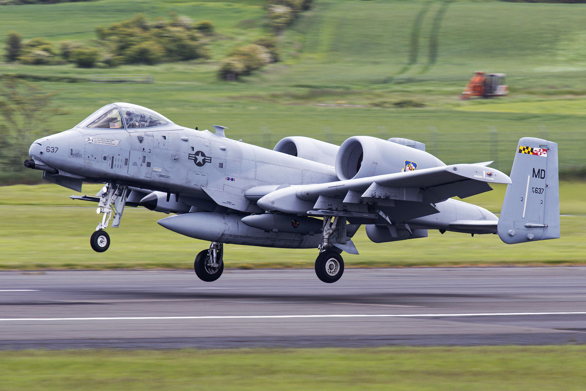 Ten Maryland ANG A-10Cs complete deployment to Europe