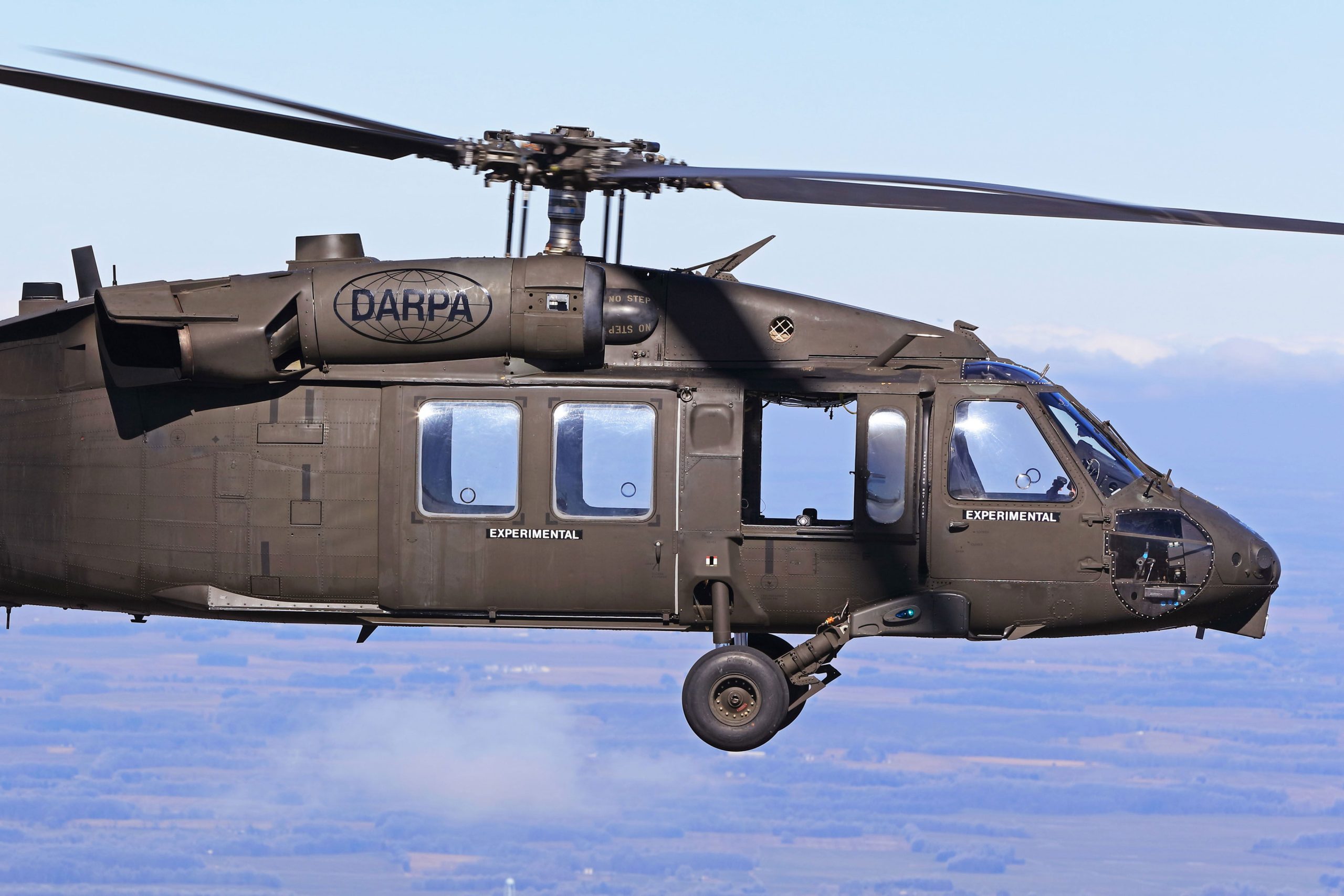 DARPA completes unmanned flight with Black Hawk