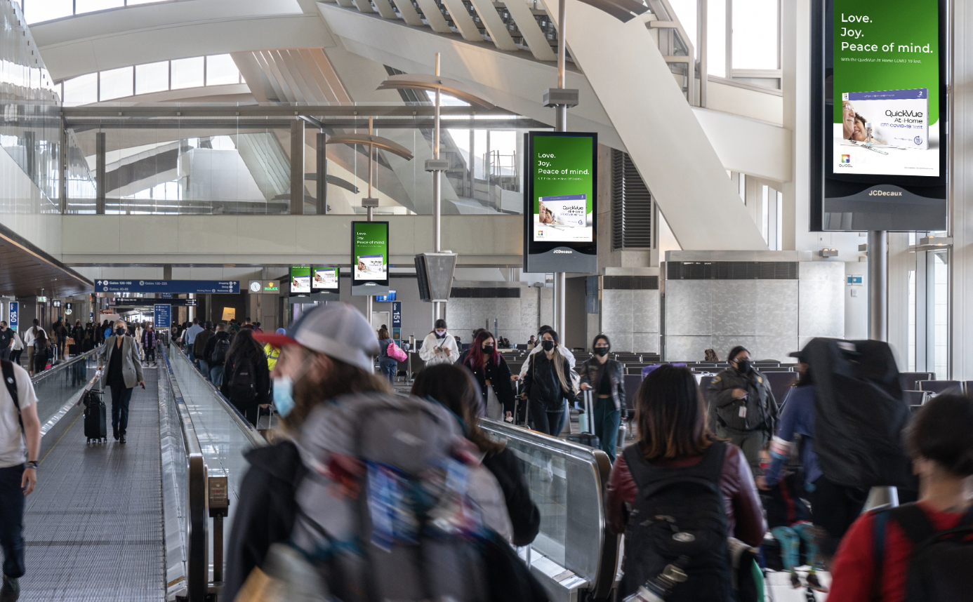 Los anuncios DOOH de JCDecaux despegan en los aeropuertos estadounidenses