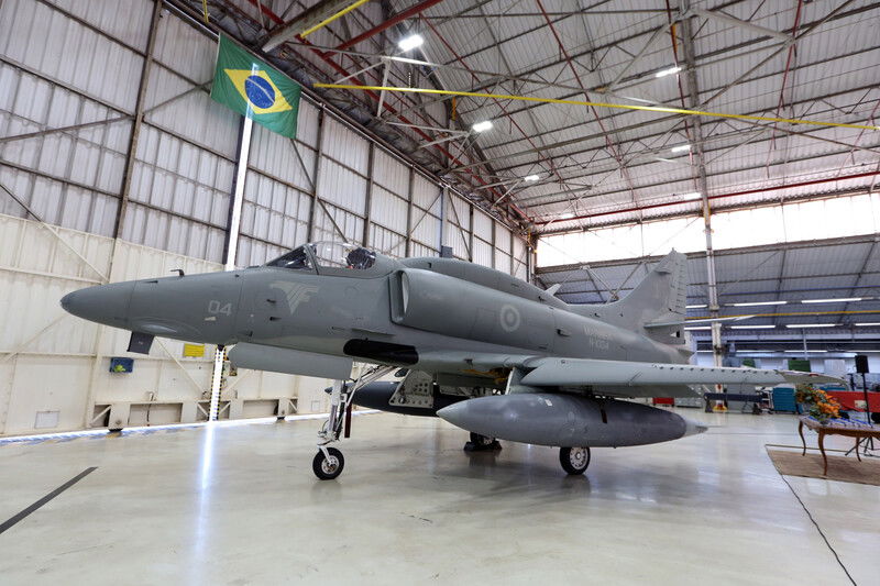 Embraer entrega el último AF-1B Skyhawk modernizado a la Marina brasileña