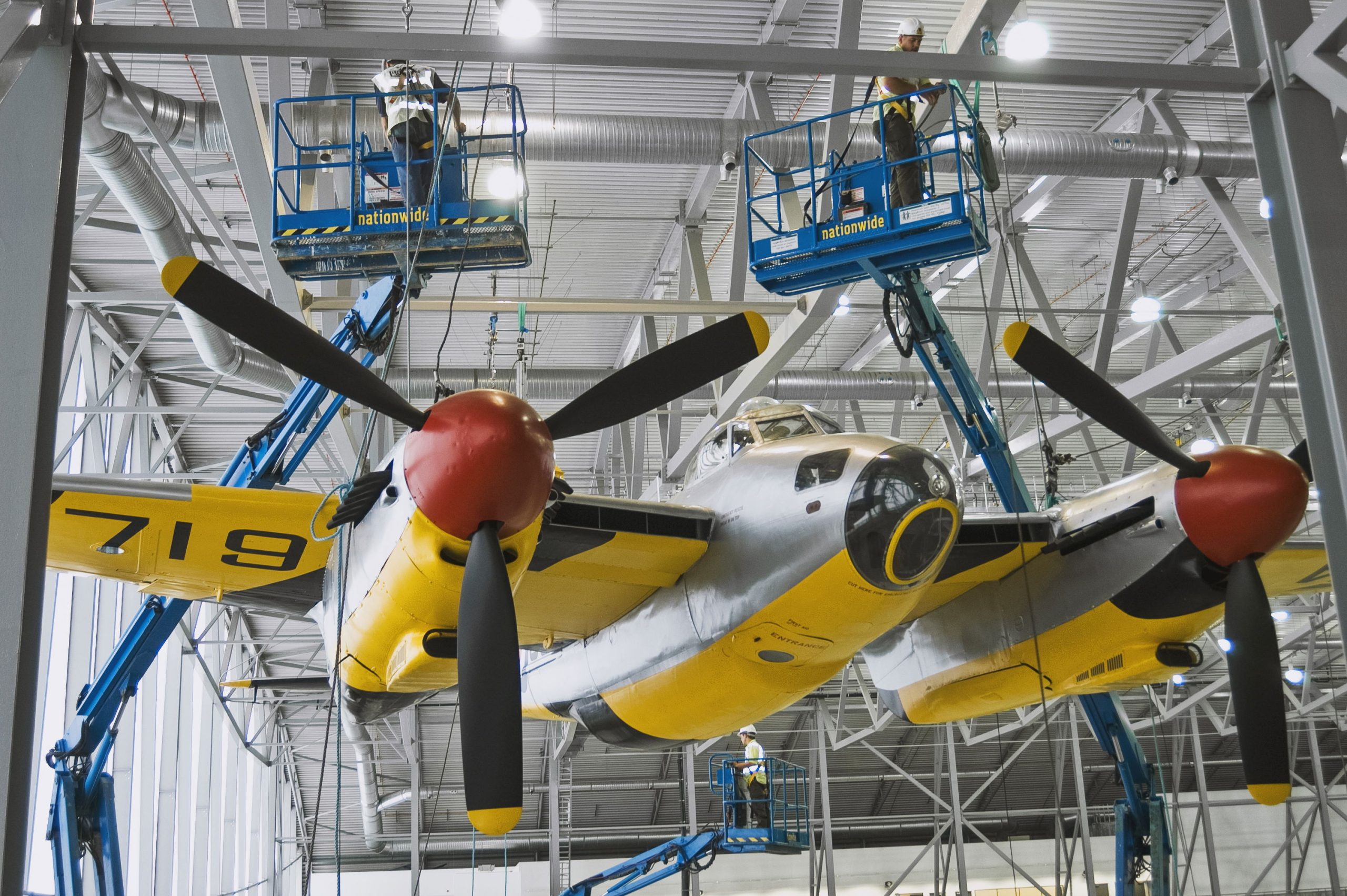 Large aircraft movements begin at Duxford