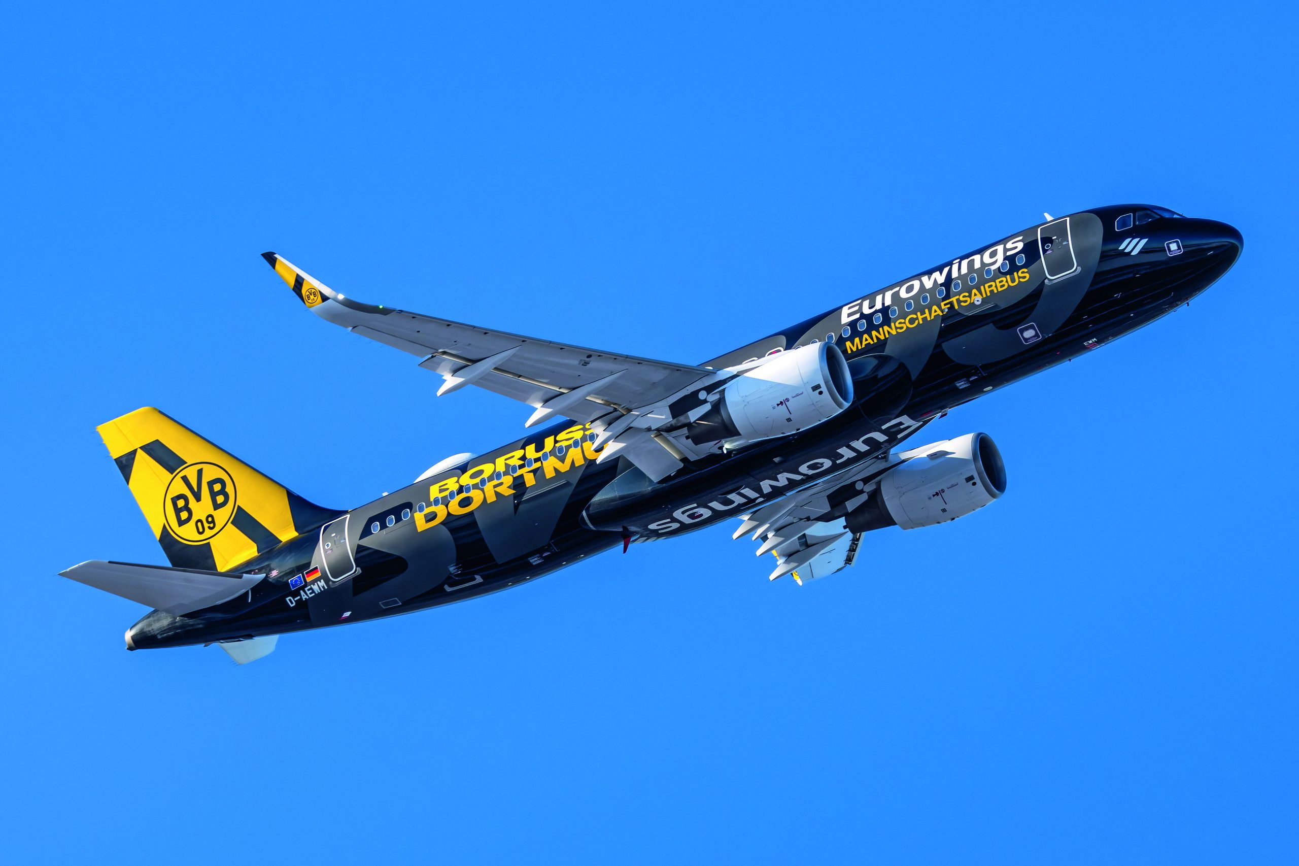 Eurowings Borussia Dortmund Airbus A320 special livery