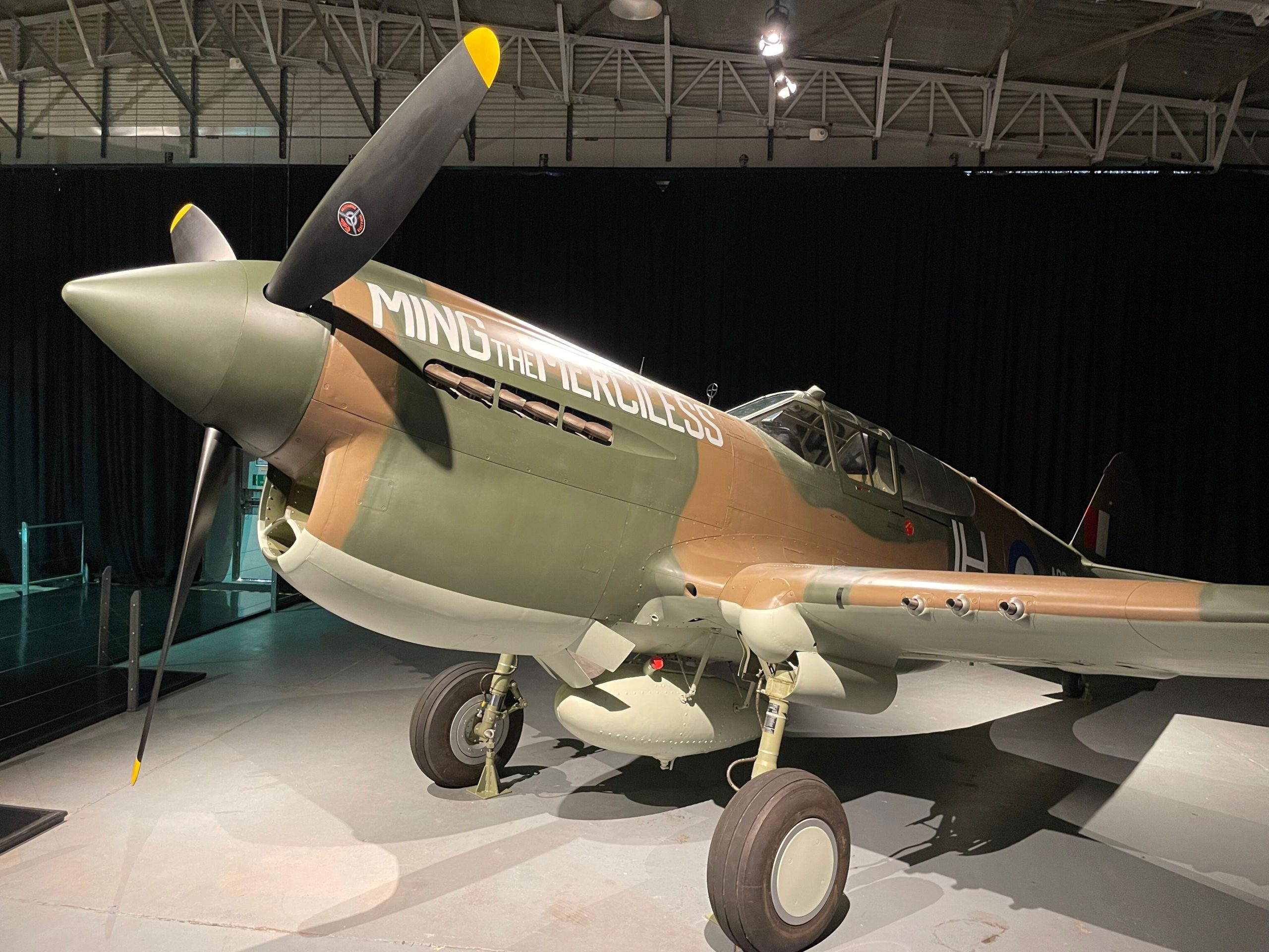 Combat veteran P-40 Kittyhawk unveiled