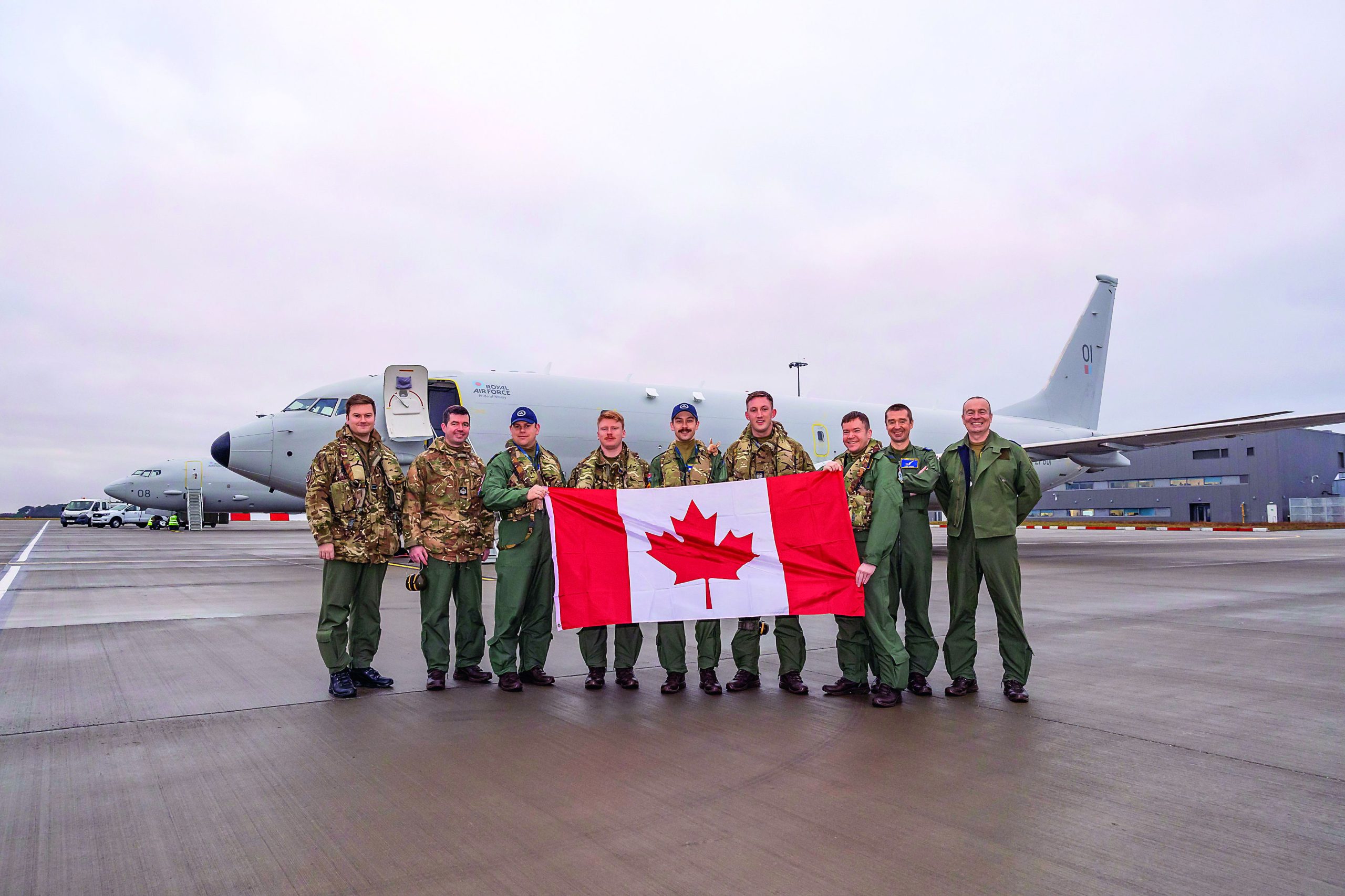 RAF Poseidons used to train Canadian crews