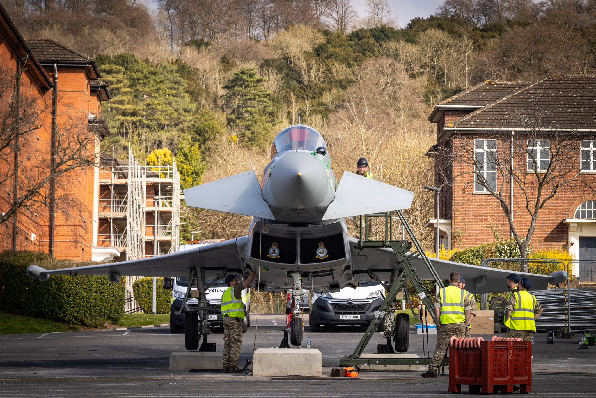 Typhoon goes on display at RAF Halton
